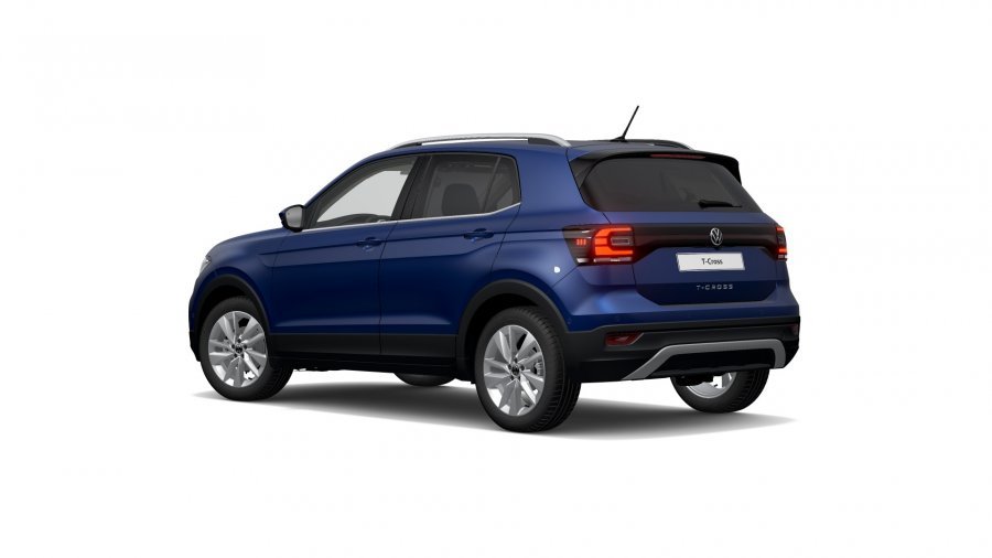 Volkswagen T-Cross, T-Cross Style 1,0 TSI 81 kW 6G, barva modrá