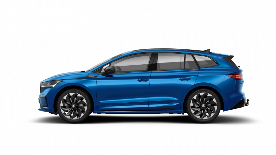 Škoda Enyaq iV, 82 kWh 195 kW 1° převodovka 4x4, barva modrá