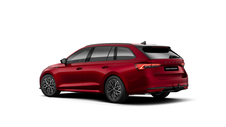 Škoda Octavia, 1,5 TSI m-HEV 110 kW 7° automatická DSG, barva červená