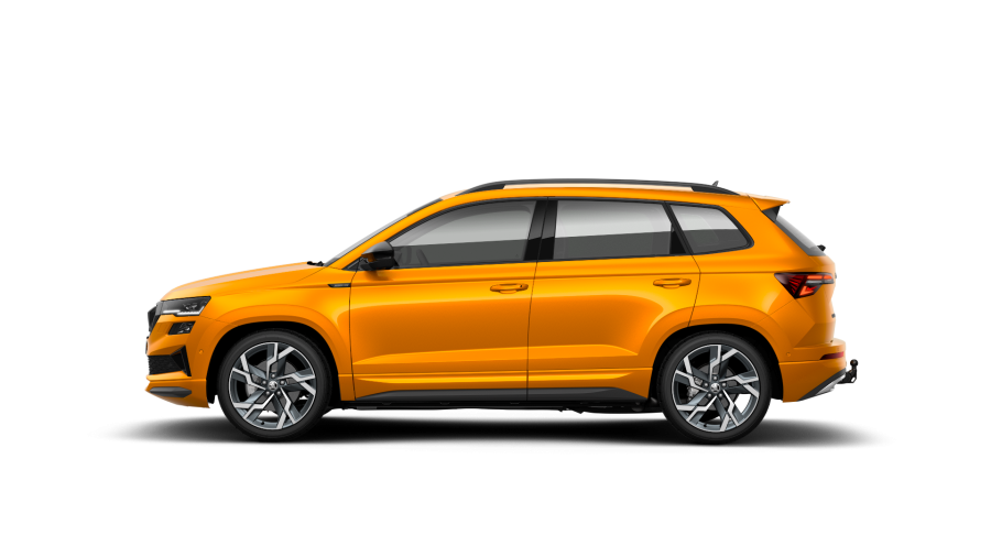 Škoda Karoq, 2,0 TSI 140 kW 7-stup. automat. 4x4, barva oranžová