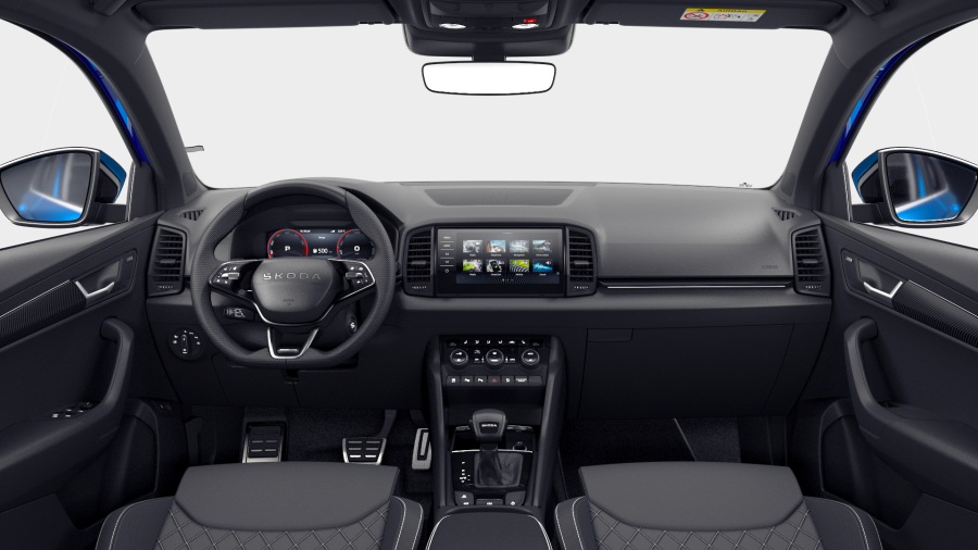 Škoda Karoq, 1,5 TSI 110 kW 7° automatická DSG, barva modrá