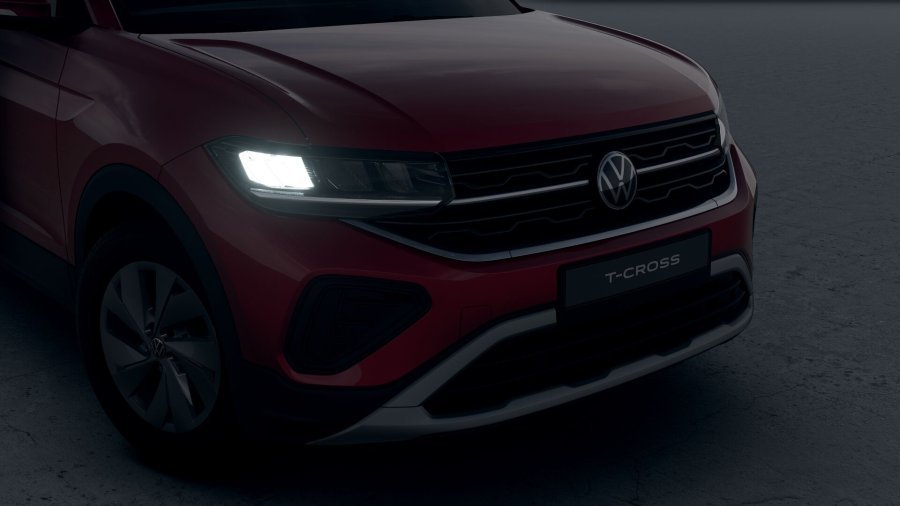 Volkswagen T-Cross, T-Cross People 1.0 TSI 85 kW 7DSG, barva červená