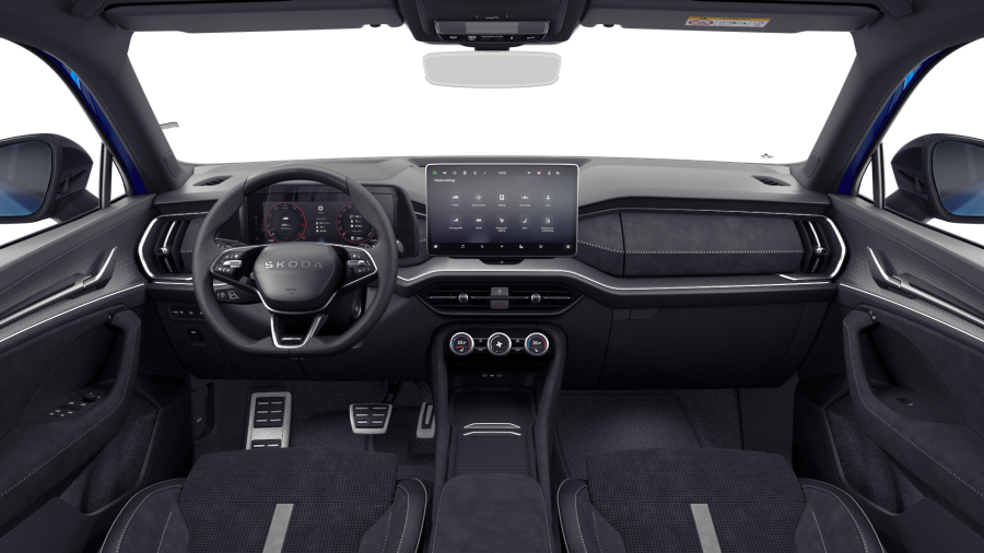 Škoda Kodiaq, 2,0 TDI 142 kW 7° automatická DSG 4x4, barva modrá