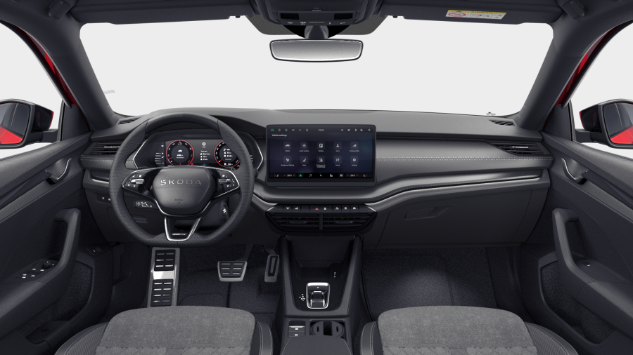 Škoda Octavia, 1,5 TSI Hybrid 110 kW 7° automatická DSG, barva červená