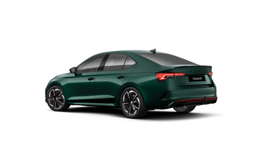 Škoda Octavia, 2,0 TSI 195 kW 7° automatická DSG, barva zelená