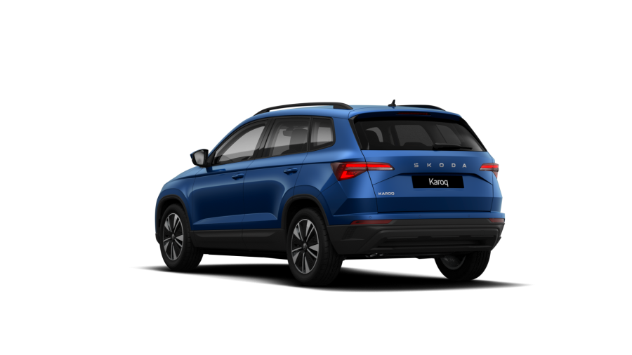 Škoda Karoq, 1,5 TSI 110 kW 7-stup. automat., barva modrá