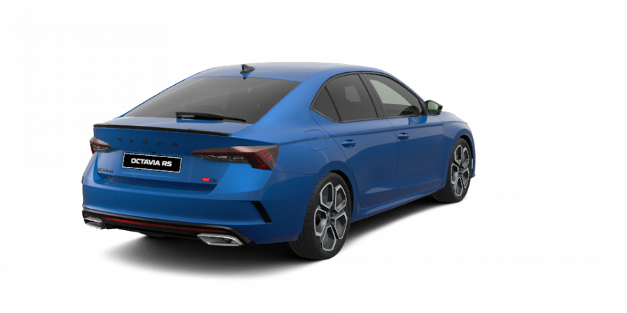 Škoda Octavia, 2,0 TSI 180 kW 6-stup. mech., barva modrá