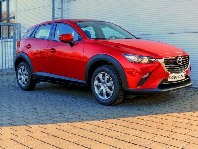 Mazda CX-3, 2,0 Skyactiv-G 121k/89kW, barva červená