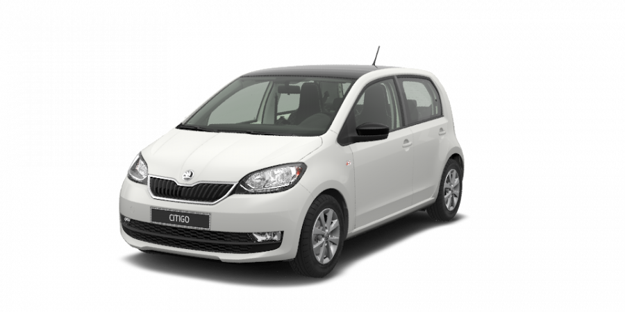 Škoda Citigo, 1,0 MPI 55 kW 5-stup. mech., barva bílá