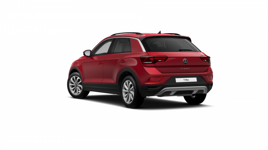 Volkswagen T-Roc, T-Roc Life 1,5 TSI 110 kW 7DSG, barva červená