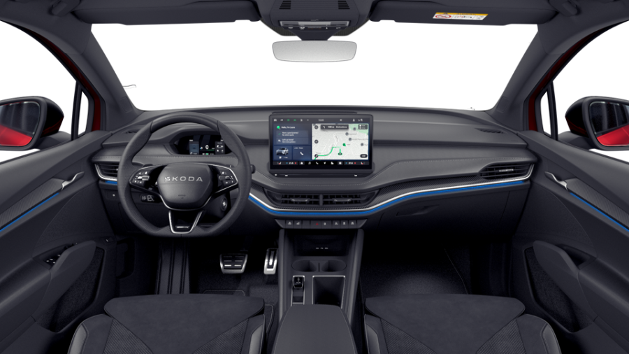 Škoda Elroq, 63 kWh 1° převodovka, barva červená