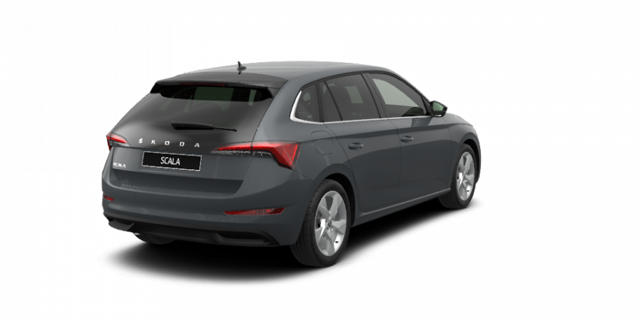 Škoda Scala, 1,0 TSI 85 kW 6-stup. mech., barva šedá