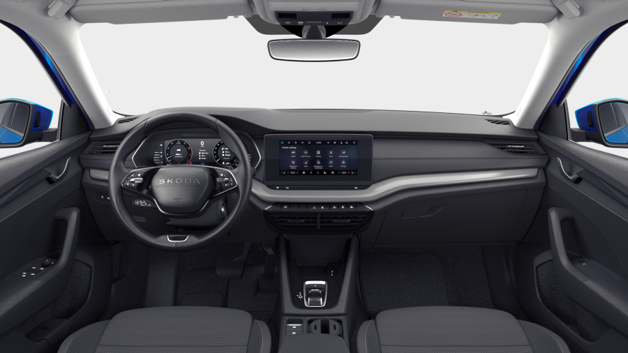 Škoda Octavia, 1,5 TSI Hybrid 110 kW 7° automatická DSG, barva modrá