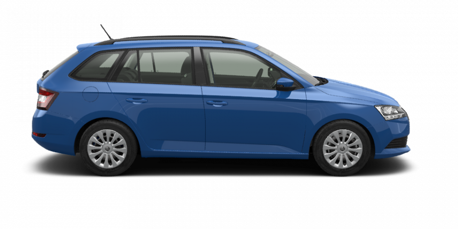 Škoda Fabia, 1,0 TSI 70 kW 5-stup. mech., barva modrá