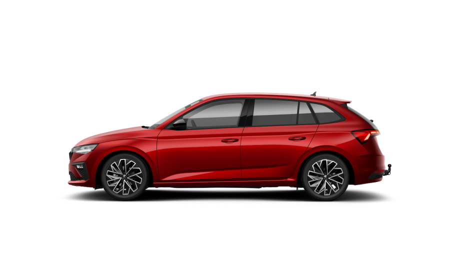 Škoda Scala, 1,5 TSI 110 kW 6° manuální, barva červená