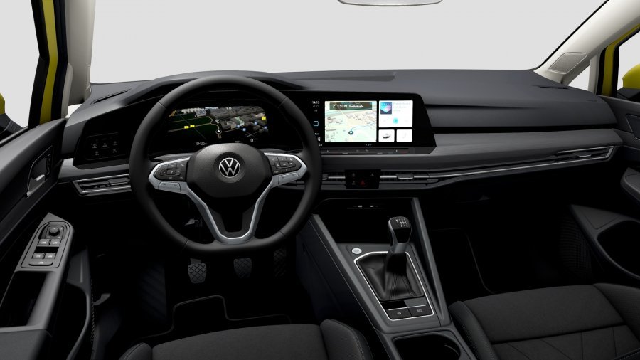 Volkswagen Golf, Golf Style 1,5 TGI 6G, barva žlutá