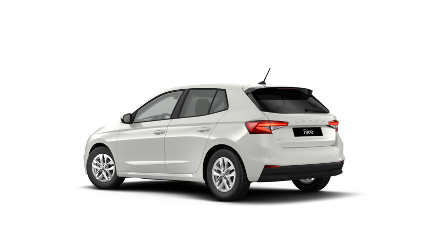Škoda Fabia, 1,0 MPI 59 kW 5° manuální, barva bílá