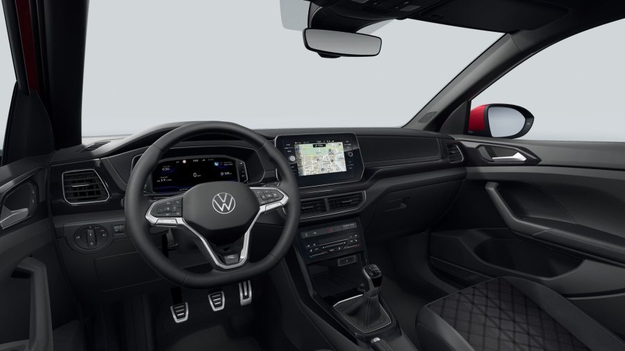 Volkswagen T-Cross, T-Cross R-Line People 1.0 TSI 85 kW 6G, barva červená