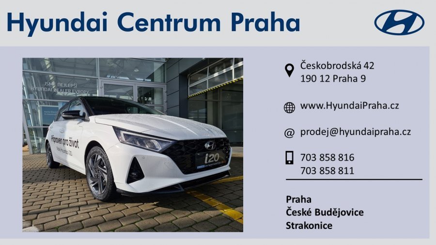 Hyundai i20, 1,0 T-GDI 74 kW (95 NAT) 6 st. man, barva bílá