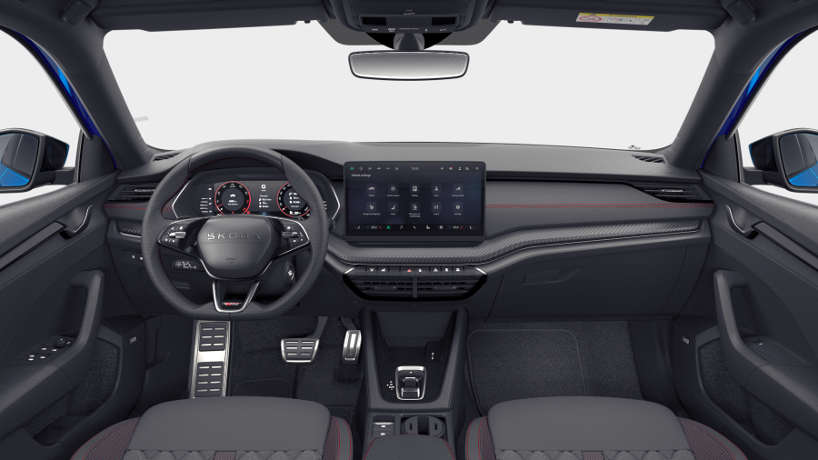 Škoda Octavia, 2,0 TSI 195 kW 7° automatická DSG, barva modrá