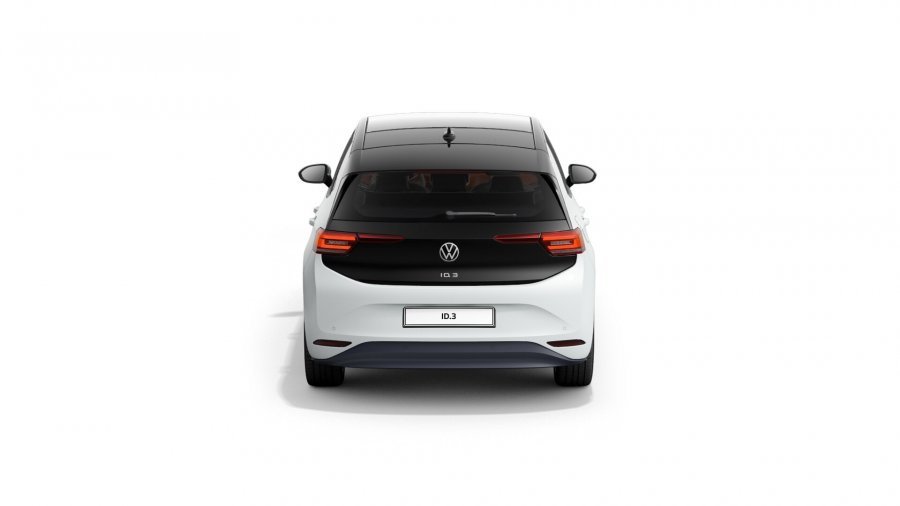 Volkswagen ID.3, ID.3 Tech, výk. 150 kW, kapac. 58 kWh, barva bílá