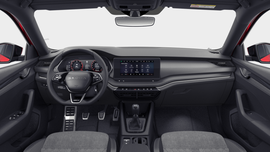 Škoda Octavia, 1,5 TSI 110 kW 6° manuální, barva červená