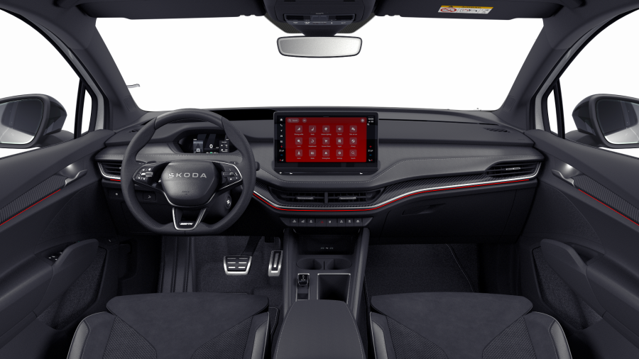 Škoda Enyaq iV, 82 kWh 220 kW 1° převodovka 4x4, barva bílá