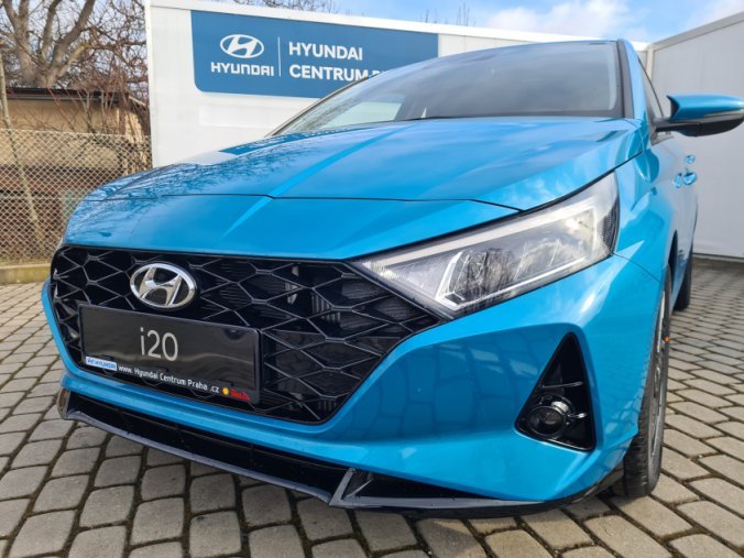 Hyundai i20, 1,0 T-GDI 74 kW 6st. manuální, barva modrá