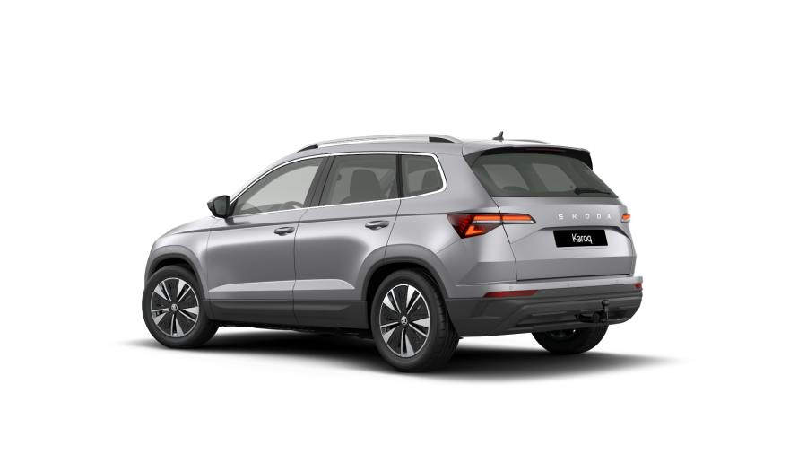 Škoda Karoq, 1,5 TSI 110 kW 7° automatická DSG, barva stříbrná