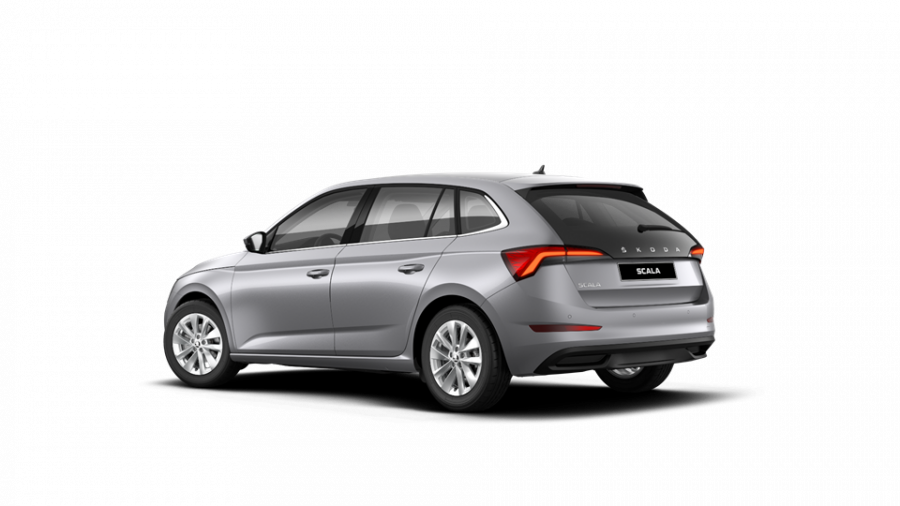 Škoda Scala, 1,5 TSI 110 kW 6-stup. mech., barva stříbrná