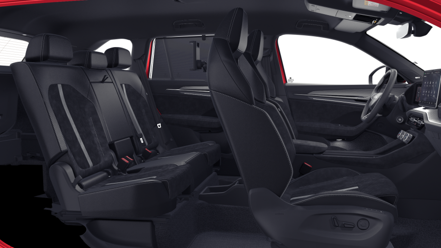 Škoda Kodiaq, 2,0 TDI 142 kW 7-stup. automat. 4x4, barva červená