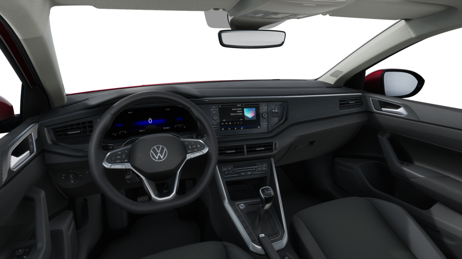 Volkswagen Taigo, Taigo People 1,0 TSI 85 kW 6G, barva červená
