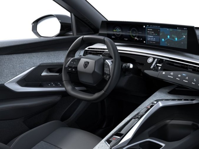 Peugeot 3008, Peugeot 3008 ALLURE Hybrid 145k, Panoramic Navigation, barva modrá