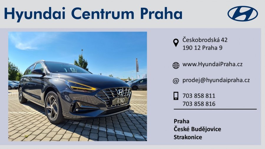 Hyundai i30, 1,0 T-GDI 88 kW (95 NAT) 7 st. DCT, barva černá