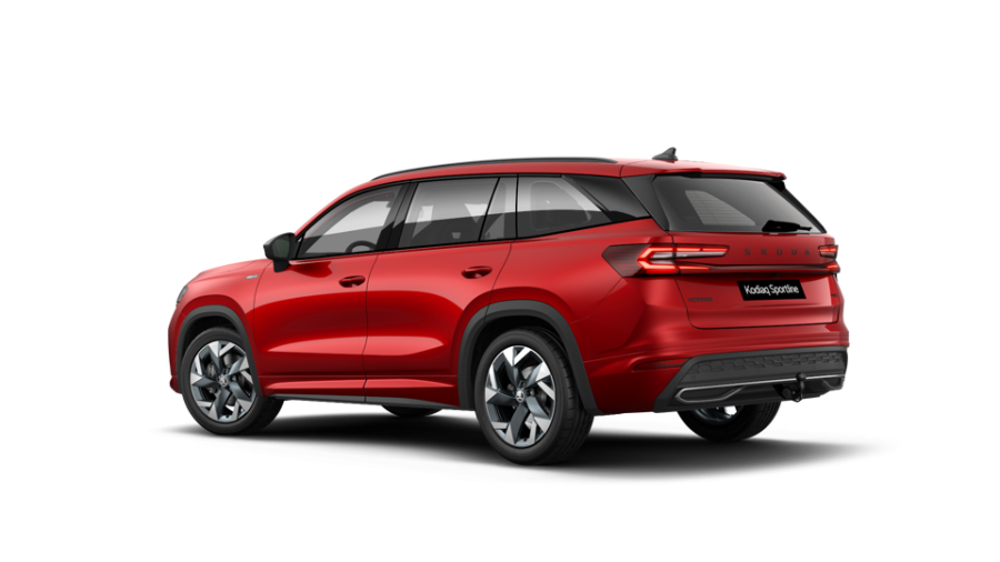 Škoda Kodiaq, 2,0 TDI 142 kW 7-stup. automat. 4x4, barva červená