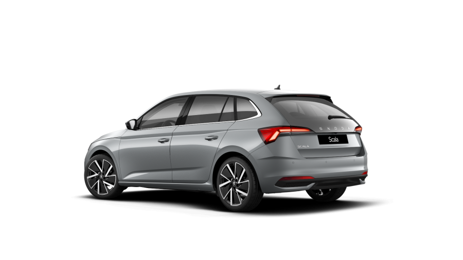 Škoda Scala, 1,0 TSI 85 kW 6° manuální, barva stříbrná