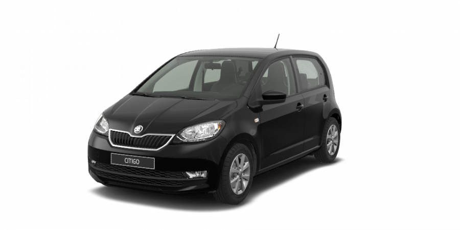 Škoda Citigo, 1,0 MPI 55 kW 5-stup. mech., barva černá