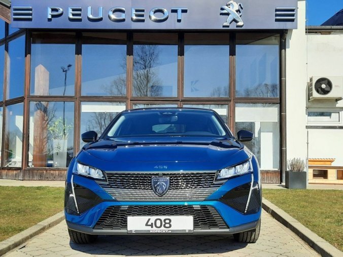 Peugeot 408, Peugeot 408 ALLURE Hybrid 136 e-DCS6, barva modrá