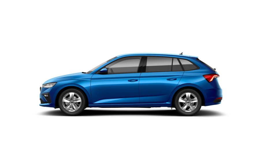 Škoda Scala, 1,0 TSI 85 kW 7° automatická DSG, barva modrá