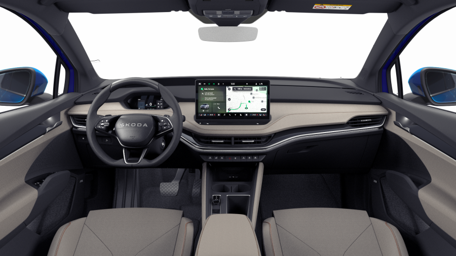 Škoda Enyaq iV, 82 kWh 210 kW 1° automatická 4x4, barva modrá