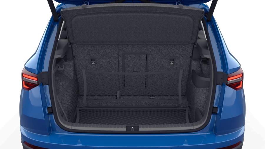 Škoda Karoq, 1,5 TSI 110 kW 6-stup. mech., barva modrá
