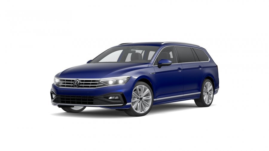 Volkswagen Passat Variant, Passat Variant R-Line 2,0 TDI 4MOT DSG, barva modrá