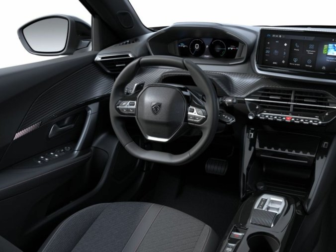 Peugeot 2008, Peugeot 2008 ALLURE Hybrid 136 e-DCS6, barva černá