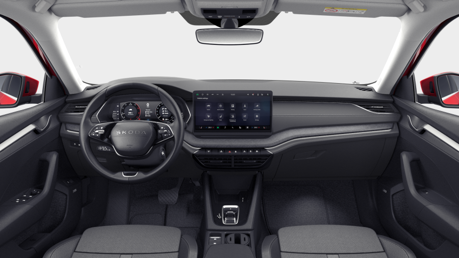 Škoda Octavia, 2,0 TDI 110 kW 7° automatická DSG, barva červená