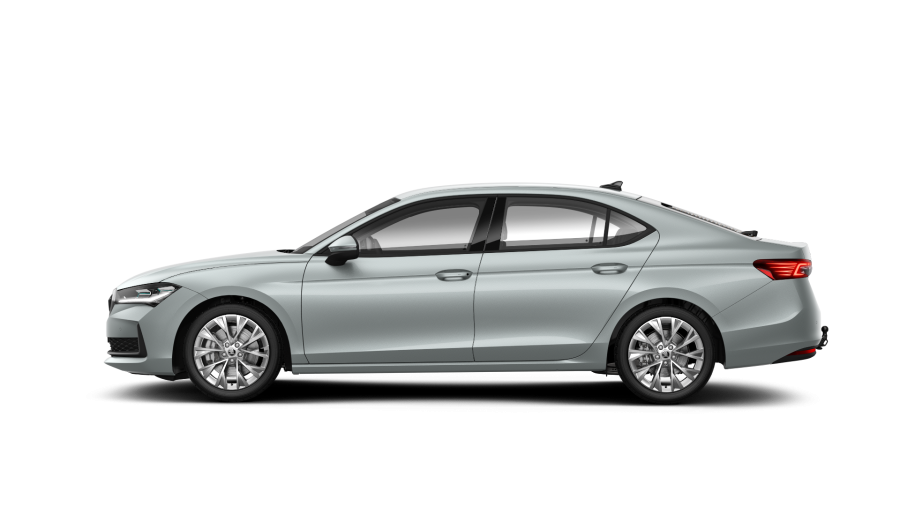Škoda Superb, 2,0 TDI 142 kW 7° automatická DSG 4x4, barva stříbrná