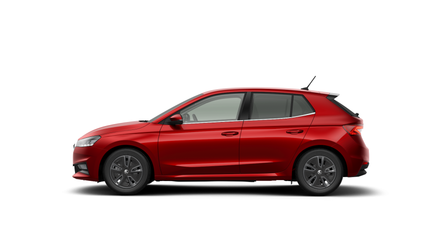 Škoda Fabia, 1,0 TSI 85 kW 6° manuální, barva červená