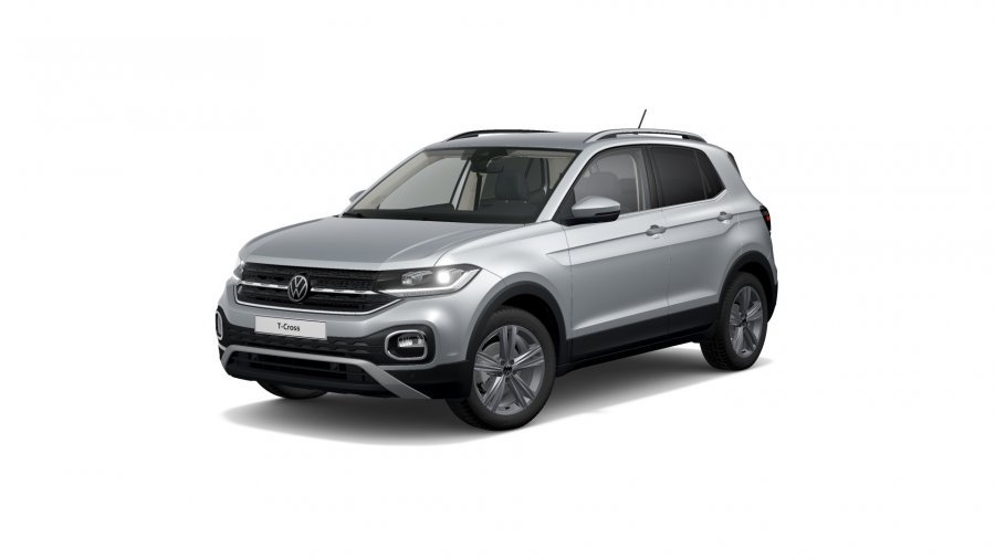 Volkswagen T-Cross, T-Cross Style 1,5 TSI 110 kW 7DSG, barva stříbrná