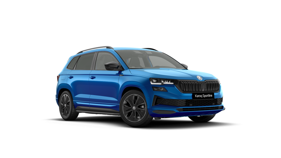 Škoda Karoq, 2,0 TDI 110 kW 7° automatická DSG, barva modrá