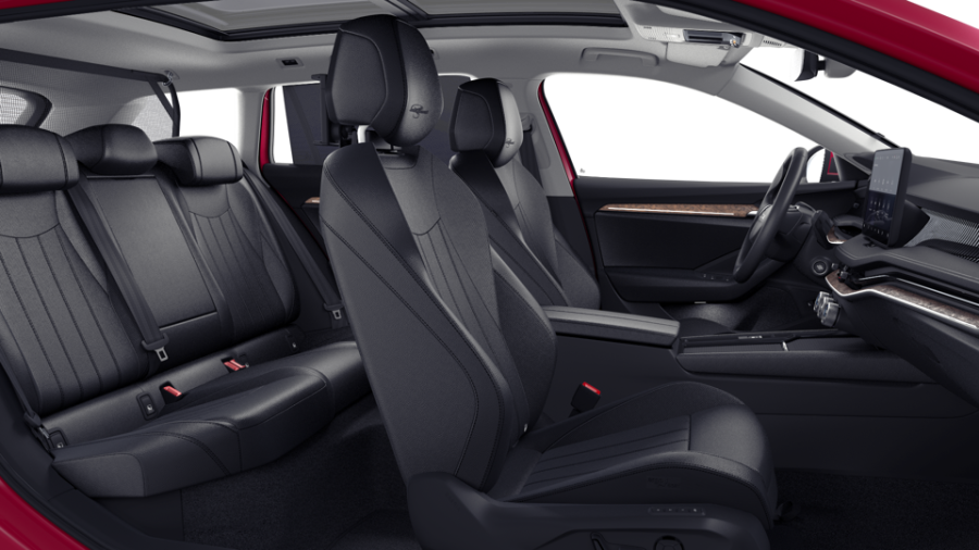 Škoda Superb, 2,0 TDI 142 kW 7° automatická DSG 4x4, barva červená