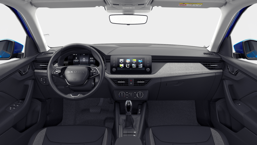 Škoda Scala, 1,0 TSI 85 kW 7° automatická DSG, barva modrá